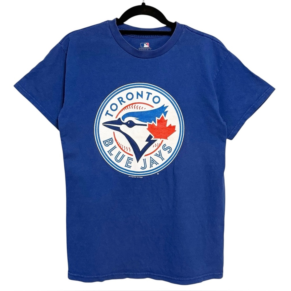 Toronto Blue Jays 100% Cotton Short Sleeve T-Shirt Blue Size Medium